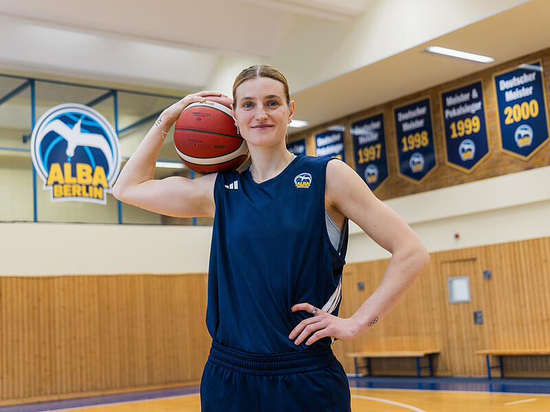 Die Bambergerin Alina Hartmann spielt seit Januar für Alba Berlin. Die Bambergerin Alina Hartmann spielt seit Januar für Alba Berlin.