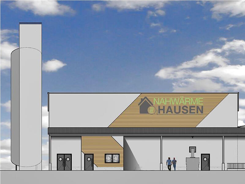 So k&ouml;nnte das Heizwerk in Hausen einmal aussehen, dass in der Forchheimer Stra&szlig;e entstehen soll.