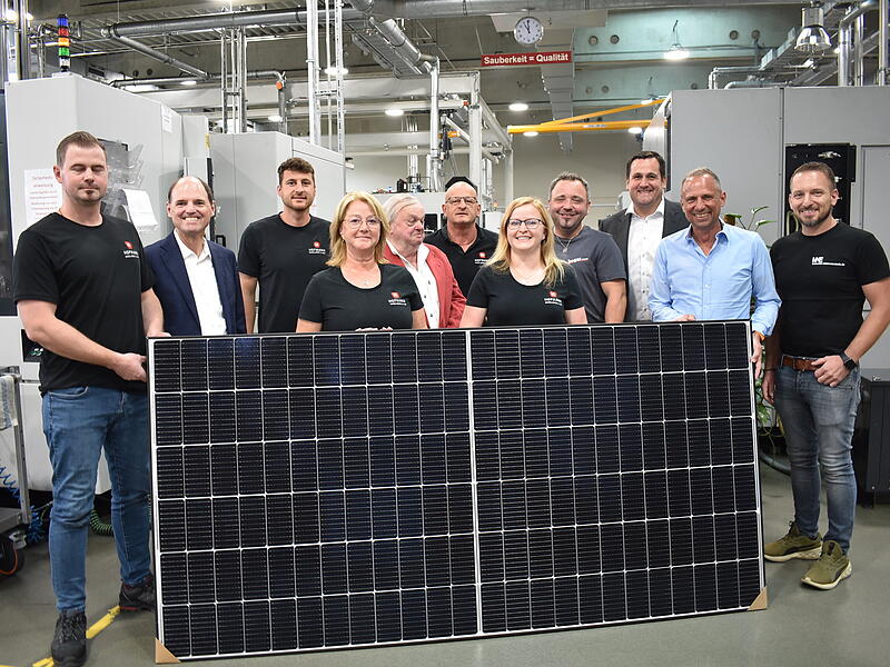 Solaranlage bei CNC Hofmann in HaidhofForchheim & Fr&auml;nkische Schweiz