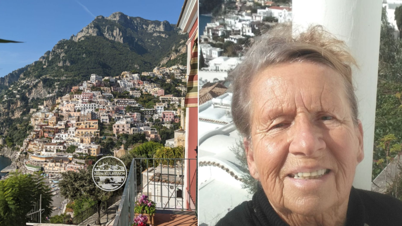 Thurnaus Partnerstadt Positano (links) und Heidi Tutino (rechts).