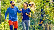 Leichtes Joggen ist ein guter moderater Ausdauersport.