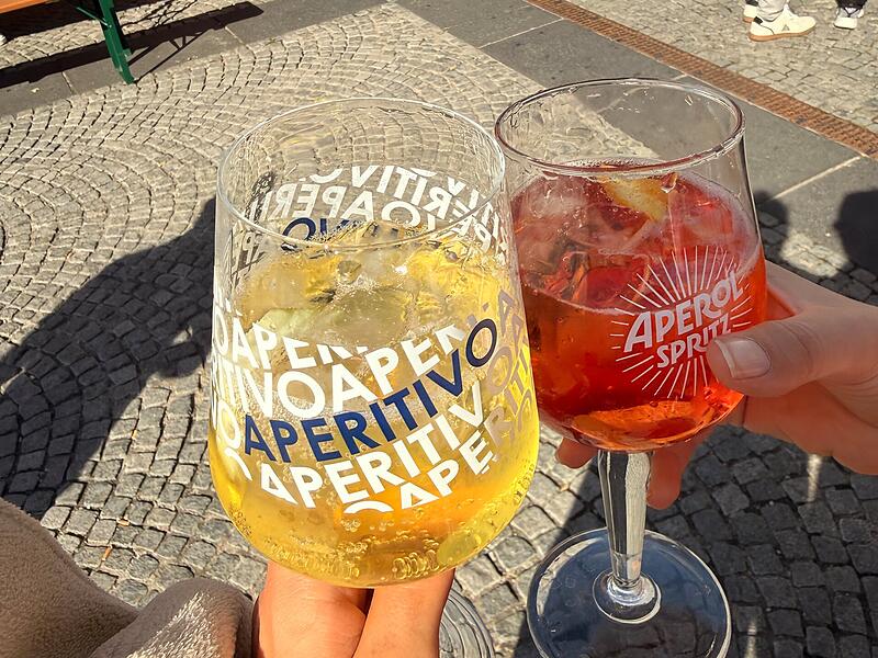Festa Italica Bamberg Auch alkoholfreie Cocktails gibt es auf dem Fest.