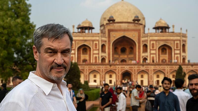 Bayerischer Ministerpräsident Söder besucht Indien