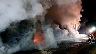 200 Einsatzkräfte kämpften vergangene Woche bei Kirchleus gegen die Flammen.