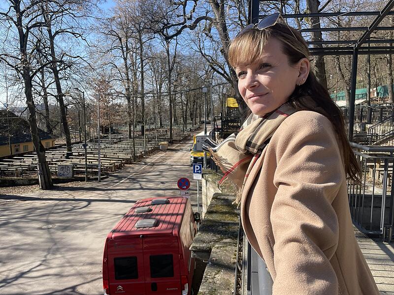 Sie kennt das Berggel&auml;nde in- und auswendig. H&uuml;blein ist seit Jahren f&uuml;r die Organisation der Bergkirchweih zust&auml;ndig.