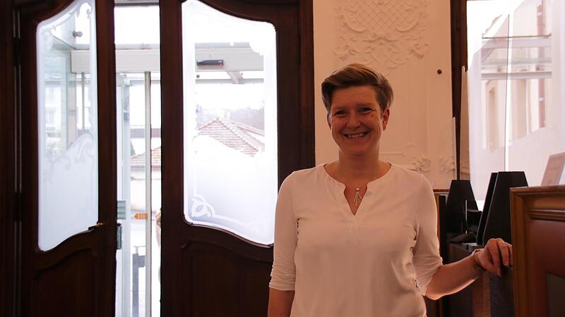 Sandy Berthold, Grandhotel Kaiserhof Victoria,  hat angesichts der guten Auslastung in dem Vier-Sterne-Haus gut Lachen.