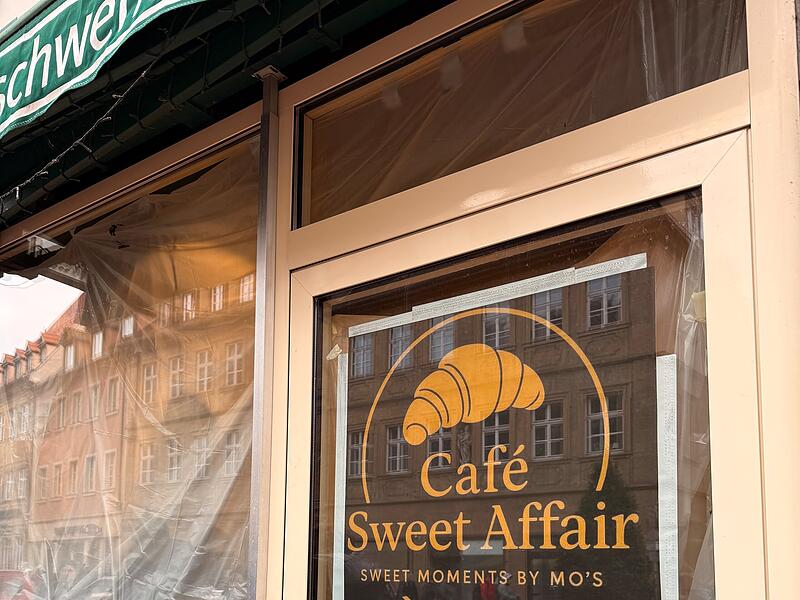 In der Langen Stra&szlig;e in Bamberg er&ouml;ffnet im Februar ein neues Caf&eacute;