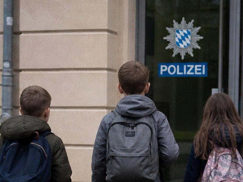 Kinder helfen Polizei nach Unfall in Kulmbacher Parkhaus Kinder helfen Polizei nach Unfall in Kulmbacher Parkhaus