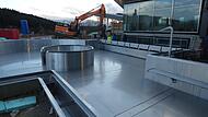 Das neue Außenbecken der Therme Obernsees ist fertig.Forchheim & Fränkische Schweiz