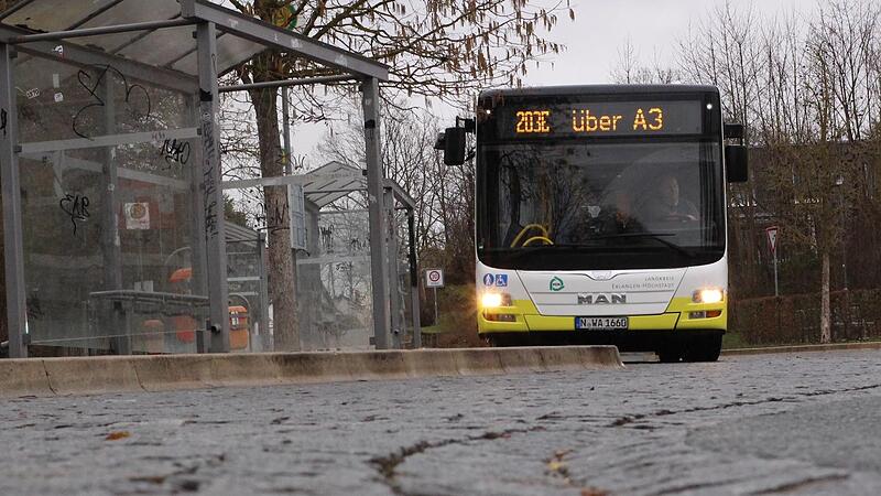 Manche  Busse fallen während der Bergkirchweih aus.