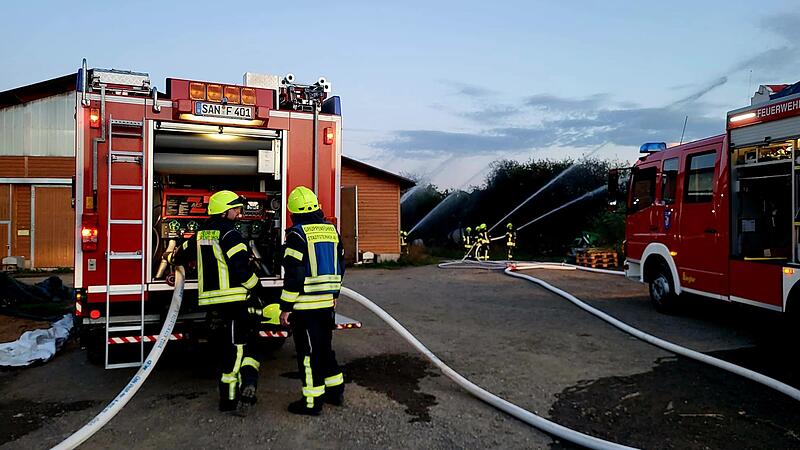 Eine nicht angekündigte Übung beschäftigte Feuerwehrleute im Bereich Unterzaubach.