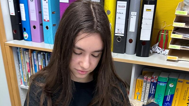 Kristina Merc, KLARTEXT!-Schülerin der Klasse 8a der Mittelschule Schlüsselfeld