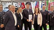 Michael Kundmüller erhielt für 40 Jahre aktiven Dienst in der Feuerwehr Weiher eine Auszeichnung.