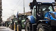 Landwirte bei einer Demonstration in Athen