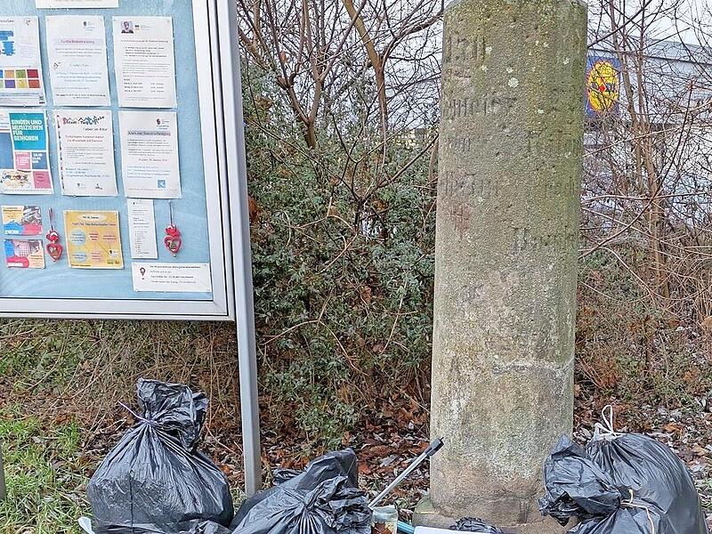 Das Ergebnis des Clean-ups im Januar.