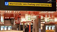 Verdi-Warnstreik im Nahverkehr - M&uuml;nchen