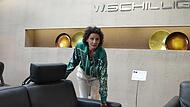 Andrea Stammberger zeigt, womit Wischi wieder Tritt fassen will: Qualität und Funktionalität.