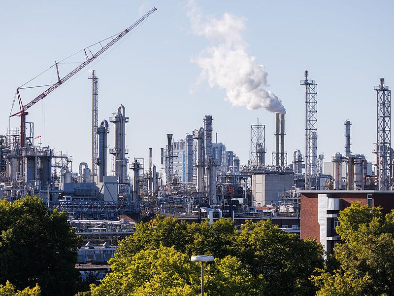 BASF Stammwerk in Ludwigshafen