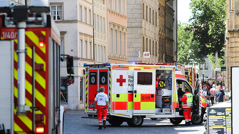 Feuerwehreinsatz in Bamberg wegen Gasgeruch