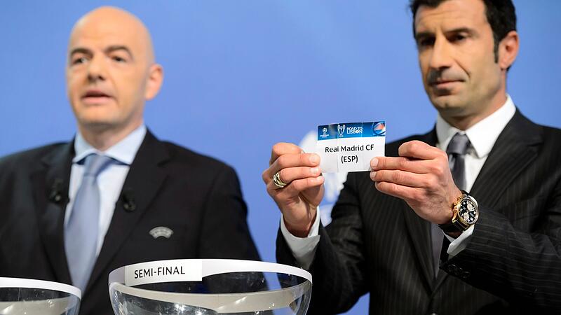 Gianni Infantino und Luis Figo Gianni Infantino und Luis Figo