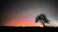 Polarlichter über Bamberg waren in den frühen Morgenstunden (22.03.2025) zu bestaunen.
