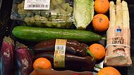 Hier eine Delle, da ein bisschen schrumpelig: Vermutlich w&auml;ren das Obst und Gem&uuml;se aus der Rettert&uuml;te ohne die App in den M&uuml;ll gewandert.