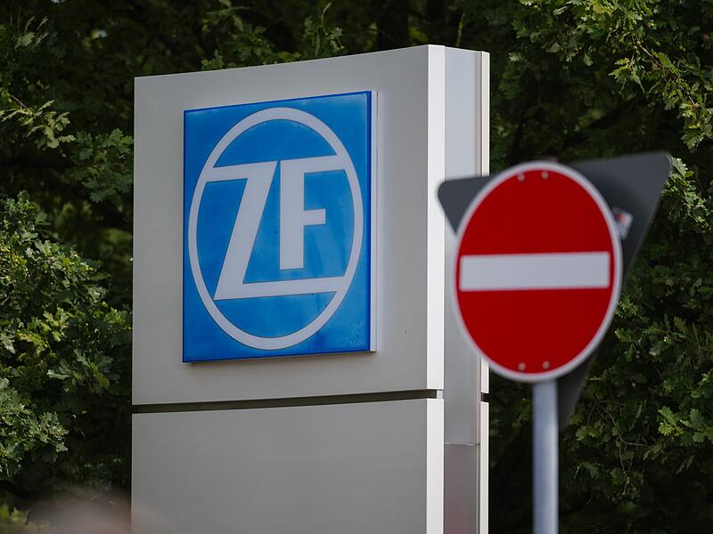 Protestaktion von ZF-Betriebsrat