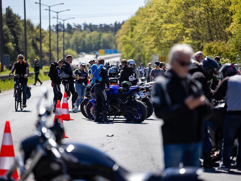 Gro&szlig;es Biker-Treffen am 1.Mai