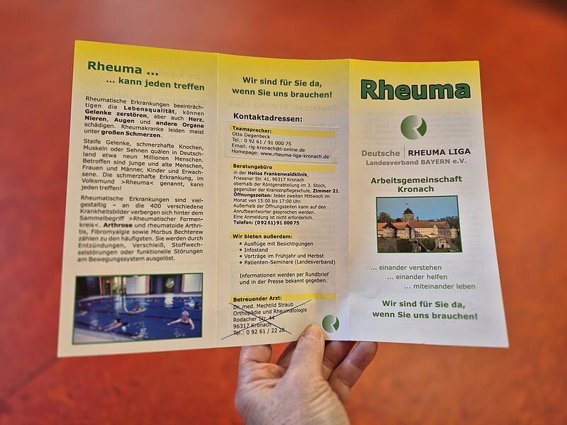 Die Kronacher Rheuma-Liga hilft bei Problemen Die Kronacher Rheuma-Liga hilft bei Problemen