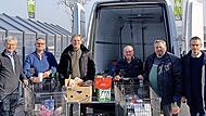 Die Lebensmittel werden von der Tafel Hammelburg abgeholt.