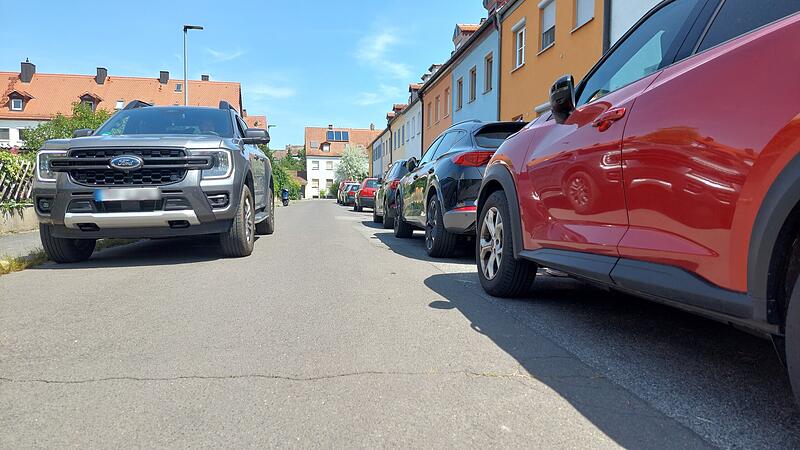 Parkplatznot  Angnes Schwanfelder Stra&szlig;e Bamberg