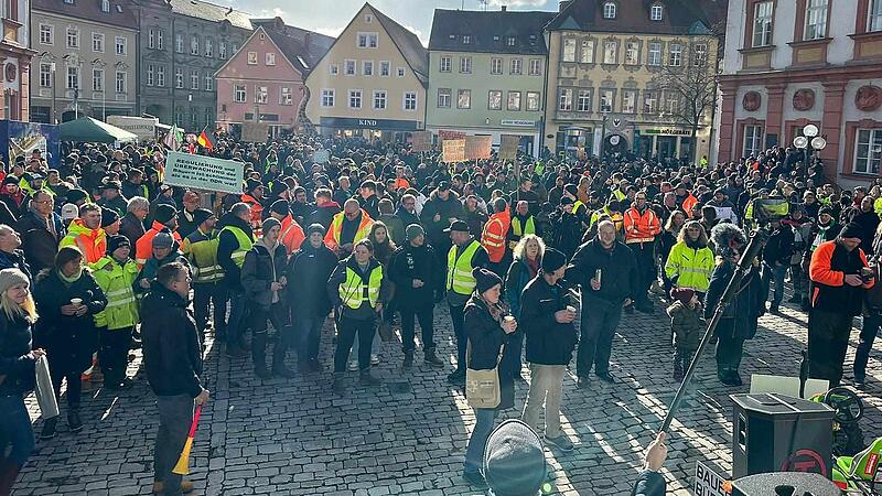 Bauerndemo in Bayreuth Bauerndemo in Bayreuth