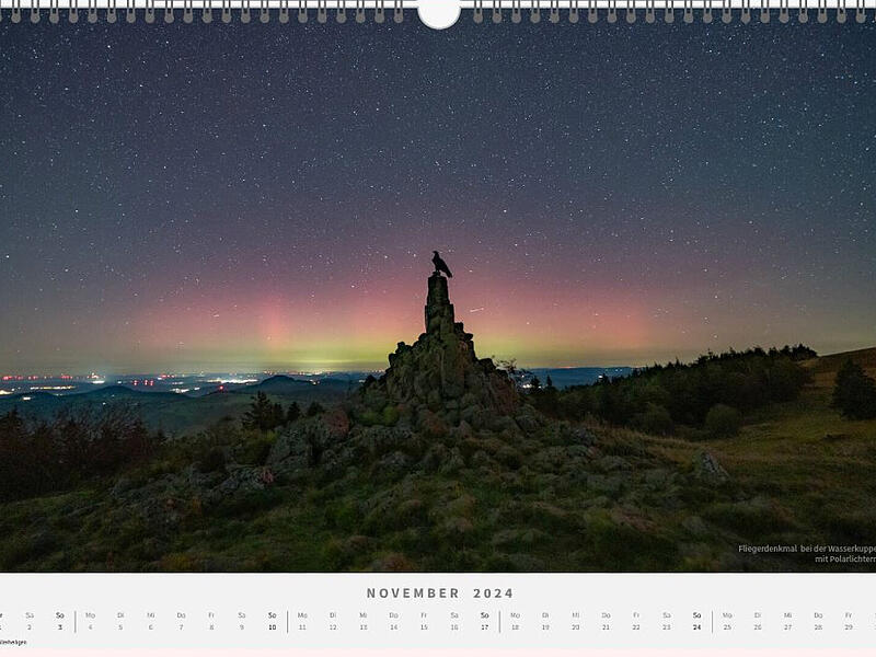 Kalenderblatt aus dem Kalender „Landschaften der Rhön“ von Martina Junk Kalenderblatt aus dem Kalender „Landschaften der Rhön“ von Martina Junk
