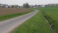 Blick auf die Ortsdurchfahrt von Unterwinterbach.