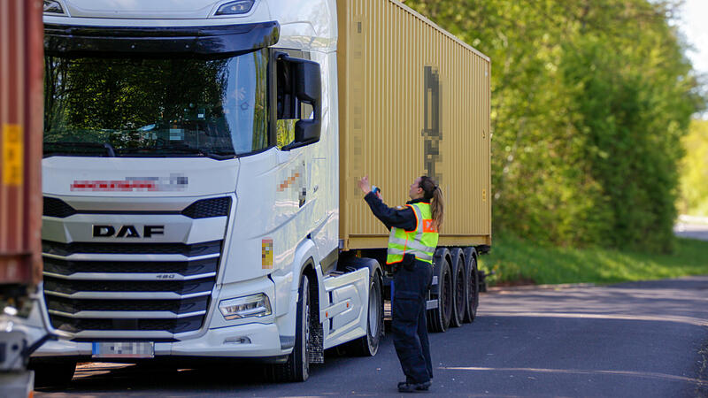 Lkw-Kontrolle Fuchsstadt