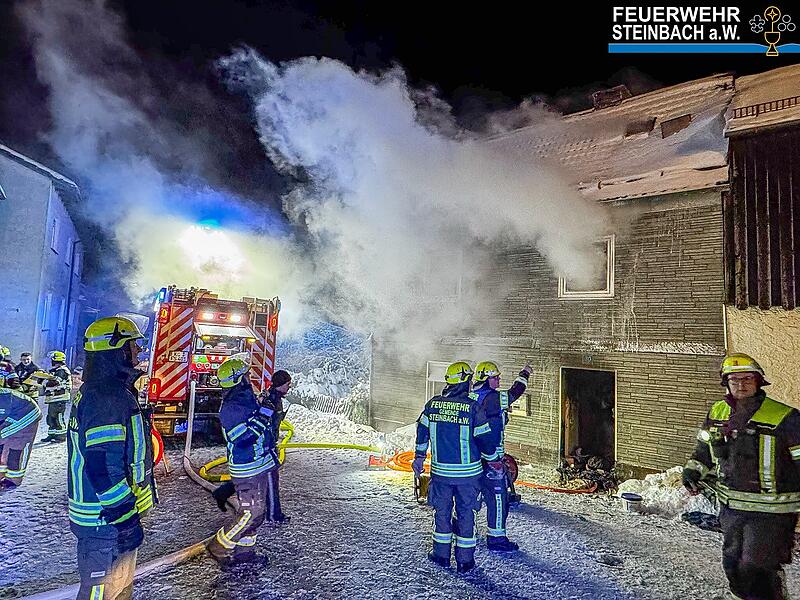 Brand in Kehlbacher WohnhausBrand in Kehlbacher Wohnhaus