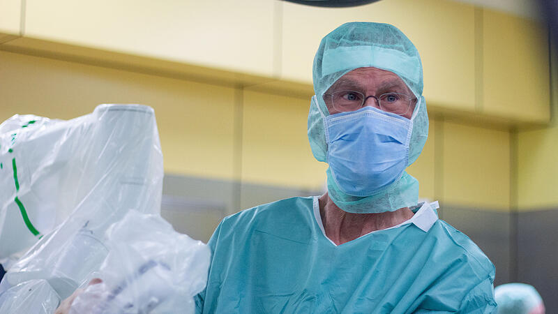 Operation eines Lungen-Tumors