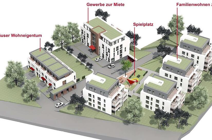 Bauprojekt in Ahorn, Landkreis CoburgDas Baugebiet am Ahorner Berg Das ist geplant.