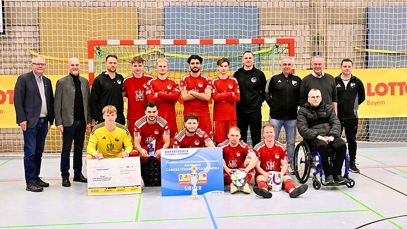 Hallenfu&szlig;ball-Kreismeister 2026: Der FC Coburg.