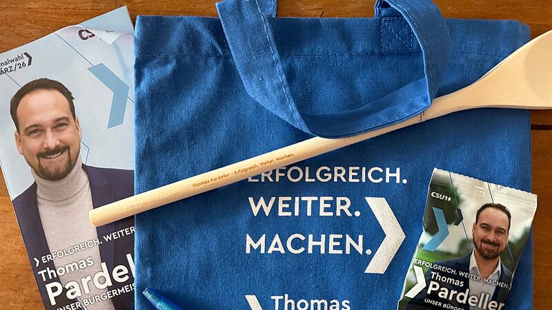 Werbematerial im Kommunalwahlkampf Werbematerial im Kommunalwahlkampf