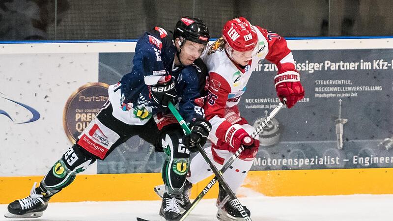 Jari Neugebauer (li.) ist nicht nur der Topscorer des HEC, sondern geht auch dahin, wo es wehtut.