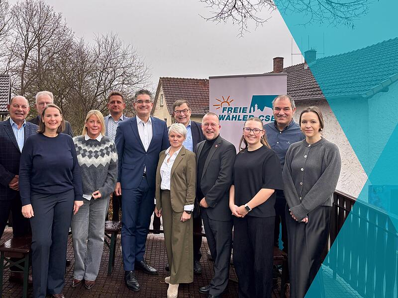 Die Freien W&auml;hler-CSB haben ihre Liste f&uuml;r die Coburger Stadtratswahl nominiert.