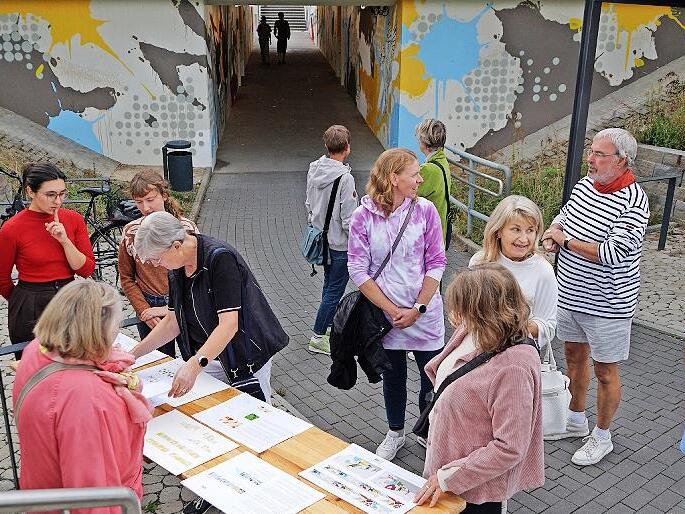 Auch die verschiedenen Einreichungen zum Wettbewerb konnten begutachtet werden.