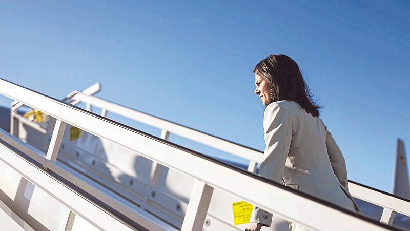 Au&szlig;enministerin Annalena Baerbock strebt eine Karriere in New York an.