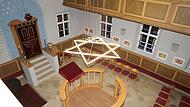 Die Synagoge blieb weitgehend unbesch&auml;digt.Forchheim & Fr&auml;nkische Schweiz