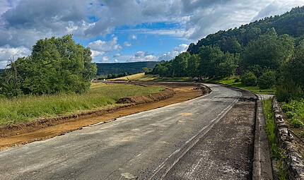 Baustelle bei Pretzfeld