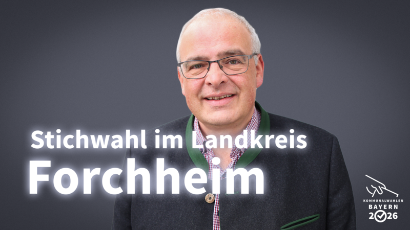 Stichwahl Kreis Forchheim: Zimmermann siegtForchheim & Fr&auml;nkische Schweiz