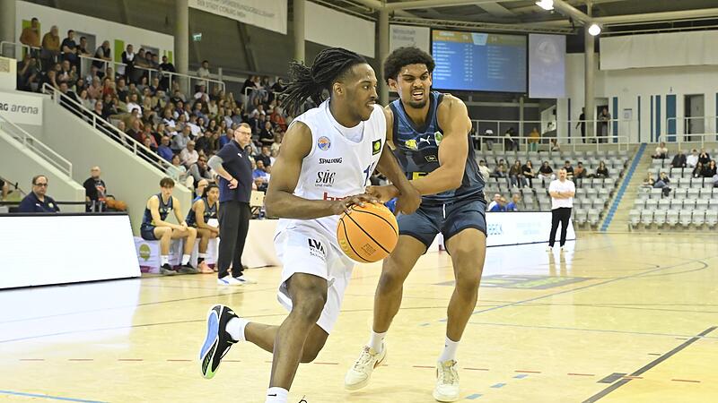 Darius Dawson, hier eine Szene aus Spiel 1, kam in Westerstede auf 16 Punkte und sieben Rebounds.