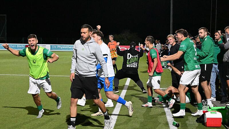 Sport Fu&szlig;ball Saison 2026 / 2027 Bayernliga Nord  10. Spieltag  Freitag 11.09.2026  Spielort Neudrossenfeld Sportpark  Am Weinberg Spielbeginn 19.00 h  TSV Neudrossenfeld gegen FC Eintracht Bamberg Halbzeitergebnis 0:0 Endstand 1:0 Spielende Jubel Andras