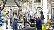 Die Fertigung bei Glen Dimplex läuft derzeit auf Hochtouren.